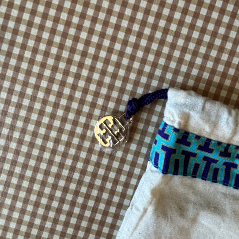 Tory Burch Flats purse dust bag with‎ drawstring